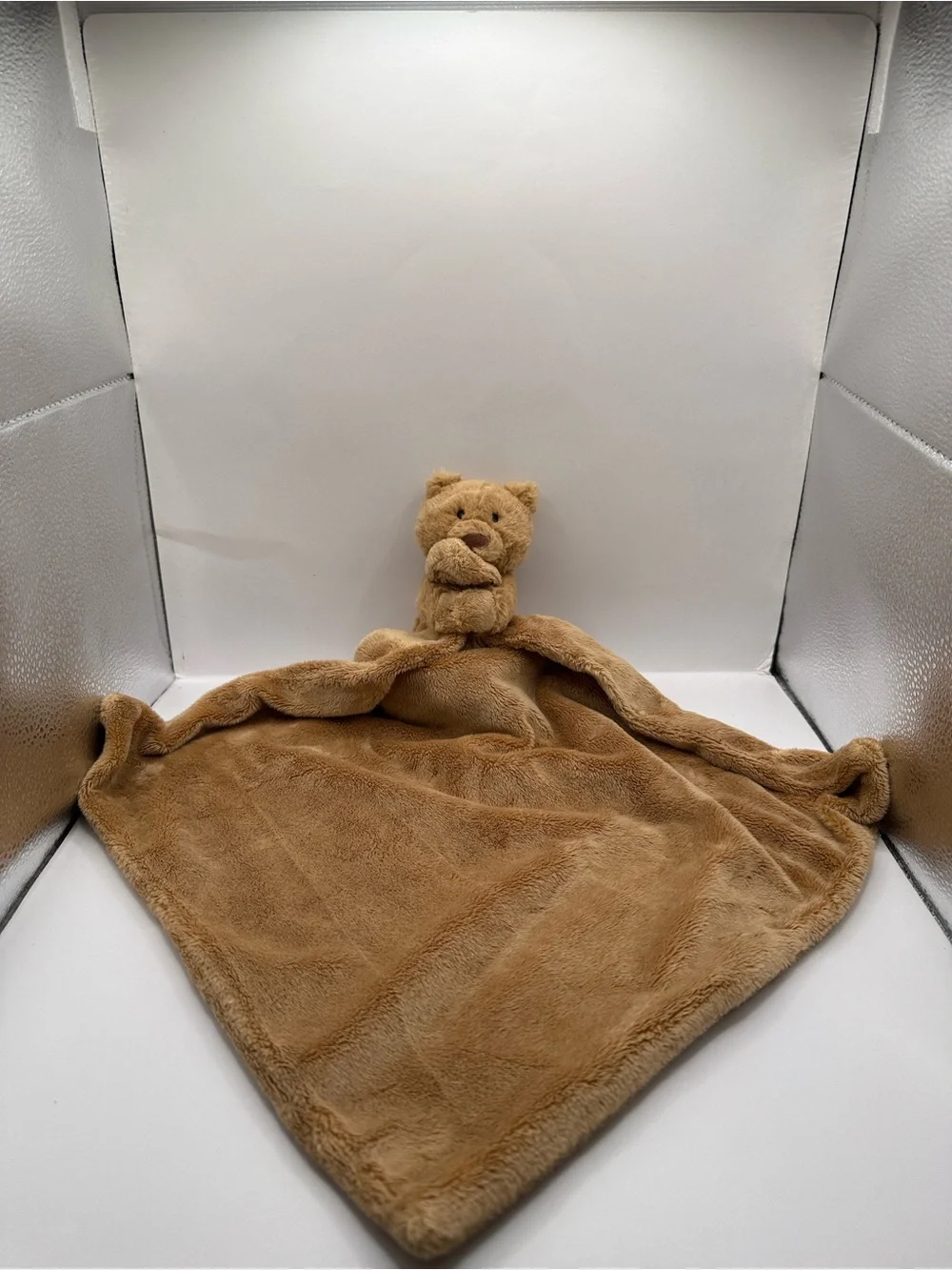 Baby Jellycat Bartholomew Bear Baby Lovey Soother Security Blanket Plush